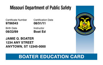 Missouri Boater License
